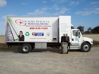 Gilmore Services, On site document shredding service