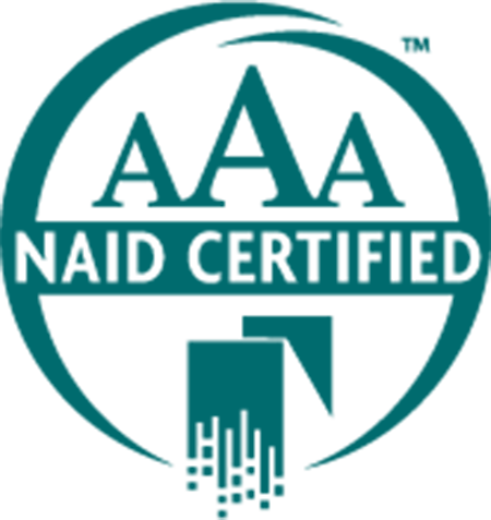 Off-site Records Management NAID AAA Certified logo Gilmore