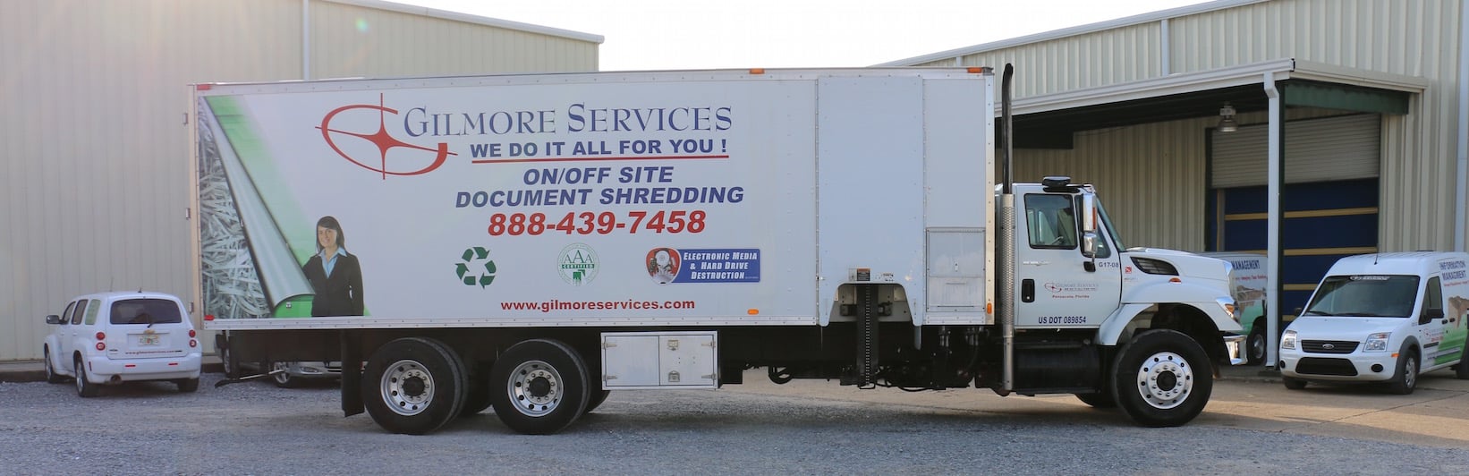Gilmore Services Mobile AL Shredding, Storage, and Scanning